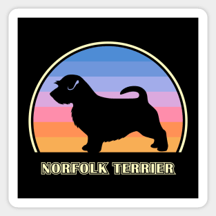 Norfolk Terrier Vintage Sunset Dog Sticker